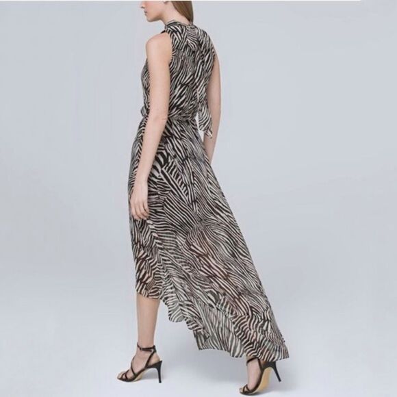 WHBM | Abstract Hi-Low Maxi Dress - Picture 3 of 6